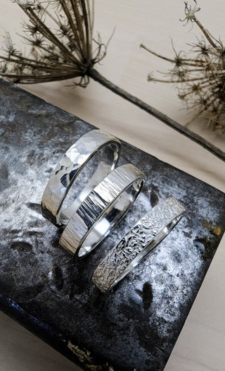 Fabrication d'une bague texturée en argent .925 - Dimanche 20 septembre