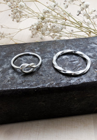 Fabrication d'une bague nouée OU torsadée en argent .925 - Dimanche 23 août