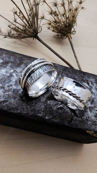 Fabrication d'une bague de méditation texturée en argent .925 - Samedi 5 septembre