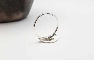 Silver Elm Leaf Ring