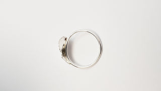 Silver Elm Leaf Ring