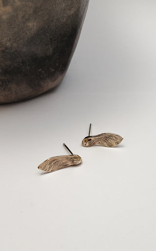 Samara earrings in bronze