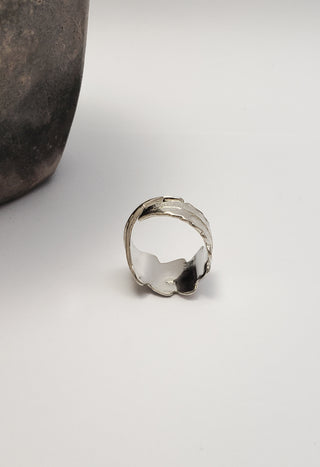 Fern Leaf Ring in Silver