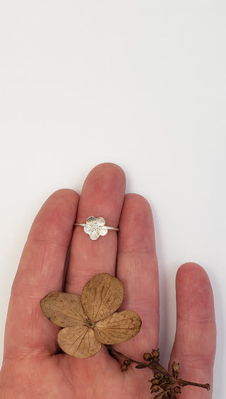 Silver Forget-Me-Not Flower Ring
