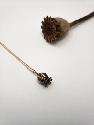 Poppy bronze and Gold Filled 14k