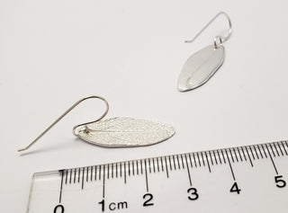 Silver Sage Leaf earrings