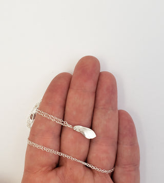 Silver Maple key necklace