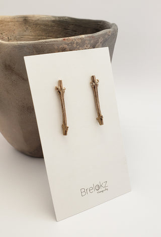 Bronze Lilac Branches Earrings